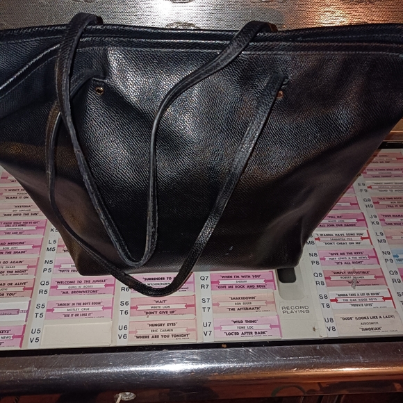 Coach city zip tote black cross grain leather - Picture 5 of 9